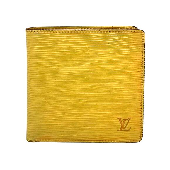 Louis Vuitton Yellow Bifold Wallet - Picture 1 of 13